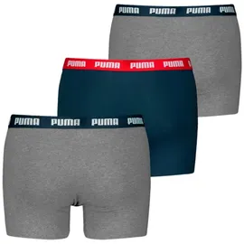 Puma Everyday Boxershorts 3 Einheiten Grey / Navy / Red Combo S