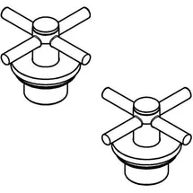 Grohe Kreuzgriff Atrio 48406 48406DC0 supersteel
