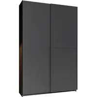 SchlafKONTOR Schwebetürenschrank »Heimo/Fast Schrank Kleiderschrank Garderobe«, geringe Tiefe, ausziehbarer