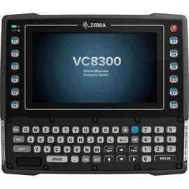 Zebra Technologies Zebra VC8300 Handheld Mobile Computer 25,4 cm (10" - 1024 x 768 Pixel Touchscreen 3,7 kg Schwarz, Barcode-Scanner, Schwarz
