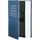 Amazon Basics Buch-Safe, Kombinationsschloss - 5.6 x 15.5 x 23.9 cm, Blau