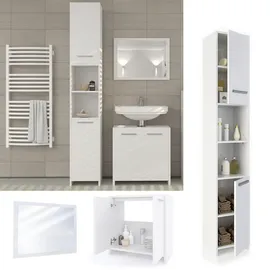 Vicco Kiko 3-tlg. Weiß Hochglanz