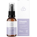 Schweizer Naturals® Vitamin D3+K2 Spray - K2 MK7 All-Trans + hoch bioverfügbares Vitamin D3 - vegan und ohne Zusätze, Vorrat für 642 Tage