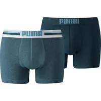 Puma Placed Logo Boxershorts denim S 2er Pack