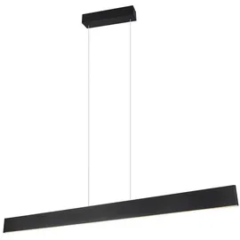 Trio Leuchten LED-Pendelleuchte GALWAY, 150 x 150 cm - 1-flammig - Schwarz matt - Metall, - höhenverstellbar