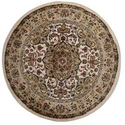 THEKO Orientteppich  Hamadan , beige , Synthetische Fasern , Maße (cm): B: 240 H: 1