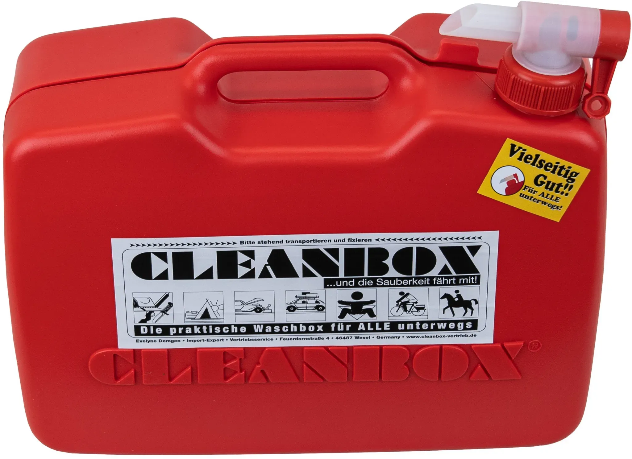 Cleanbox, rot