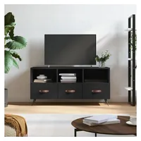 Furnicato TV-Schrank Schwarz 102x36x50 cm Holzwerkstoff