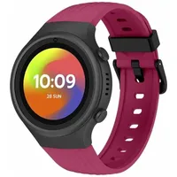 SPC Smartee 4G Junior LTE 30,5 mm Kunststoffgehäuse Pink/Schwarz Austauschbares Armband One Size
