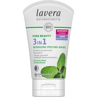 Lavera Pure Beauty 3in1 Reinigung Peeling Maske Gesichtspeeling 125 ml