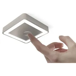 DOMUS LINE Aufbauleuchte Hipso D-Motion - Leistung: 3,8Watt ; Edelstahl Effekt