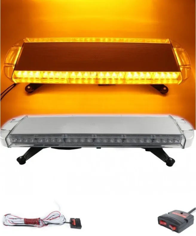 Leistungsstarke Notfall‐Warnleuchte 76 cm, 40 LEDs, LED‐Blitz