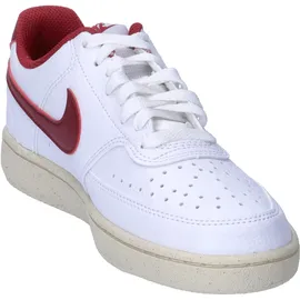 Nike Court Vision Low Next Nature Damen White/Muslin/Metallic Gold Star/Team Red 41