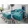 DOMO collection Ecksofa 2-Sitzer Leder L-Form Türkis