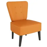 MEET Sessel Brighton Kunstleder 41 x 0 x 0 cm orange