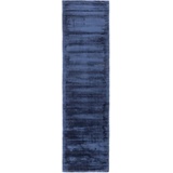 morgenland Läufer »Designer Teppich Chester«, rechteckig, Viskose blau