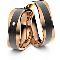 ASF Trauringe Partnerringe S012 Carbon - 7006