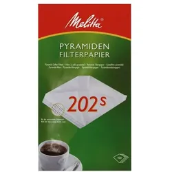 Melitta Pyramiden-Filterpapier »202 S« weiß