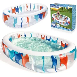 BESTWAY Pool Elliptic Planschbecken 229 x 152 x 51 cm (54066)