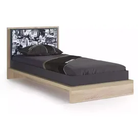 xl moebel gmbh Kinderbett Kindermöbel Garnitur Kinderzimmer Bett Holz Grau Set 7tlg