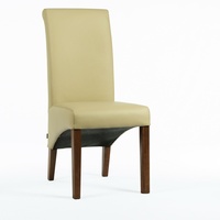 Esszimmerstuhl Felice | Mocca Light Nussbaum Lederstühle Stühle Stuhl Federkern