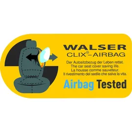 Walser Autositzbezug Monette anthrazit mit ZIPP IT System 1-teilig