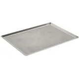 De Buyer Lochblech Edelstahl rechteckig, Backblech, Silber