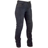 ROLEFF RACEWEAR Motorradhose Kevlar Jeans für Damen, Schwarz, Größe 26