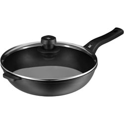 PermaDur Premium Wok mit Glasdeckel, 30 cm