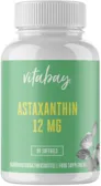 ASTAXANTHIN 12 mg Softgel-Kapseln Mikroalge vegan 90 St