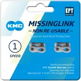 KMC Kettenverschlussglied Z1eHX Silber
