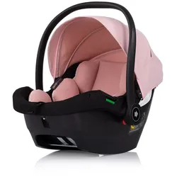 Chipolino Set Babyschale Isofix-Station Duo Smart i-Size verstellbare Kopfstütze pink