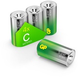 GP Batteries Super Baby (C)-Batterie Alkali-Mangan 1.5V 4St.