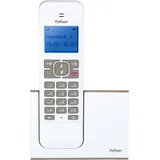Profoon PDX-8400TE - DECT-Telefon mit 1 Mobilteil, Weiß/Taupe