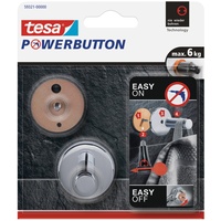 Tesa Powerbutton Haken Universal chrom