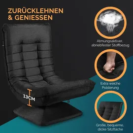 CASARIA Relaxsessel Aberdeen Schwarz