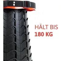 Dönges Campinghocker Teleskophocker Rot/Schwarz