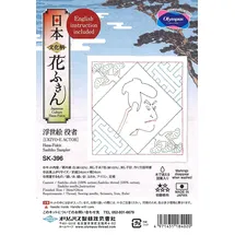 OM System Olympus Thread Sashiko Stickpackung Hana Fukin Ukiyo-E Schauspieler Stoff bedruckt