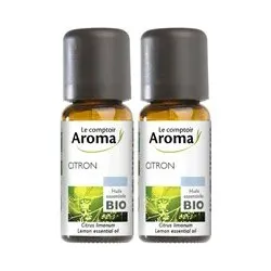 Le Comptoir Aroma Citron Huile essentielle Bio 2x10 ml