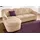 DOMO collection Ecksofa »Flores Schlafsofa, B/T/H: 233/142/86 cm, L-Form« wahlweise mit Bettfunktion, wahlweise mit Federkern, auch in Leder beige