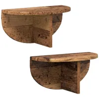 VidaXL Wandregal 38 x 19 x 19 cm Braun