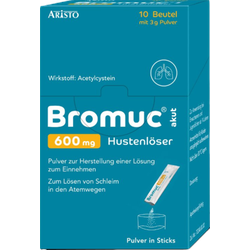 Bromuc akut 600 mg Hustenlöser Plv.z.H.e.L.z.Einn. 10 St