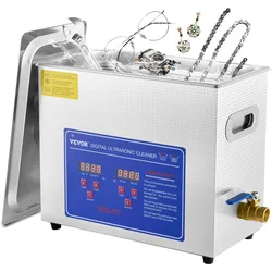 Ultraschallreiniger 6L - Edelstahl - mit Heizung