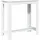 vidaXL Bartisch 102 x 50 x 103,5 cm Weiß