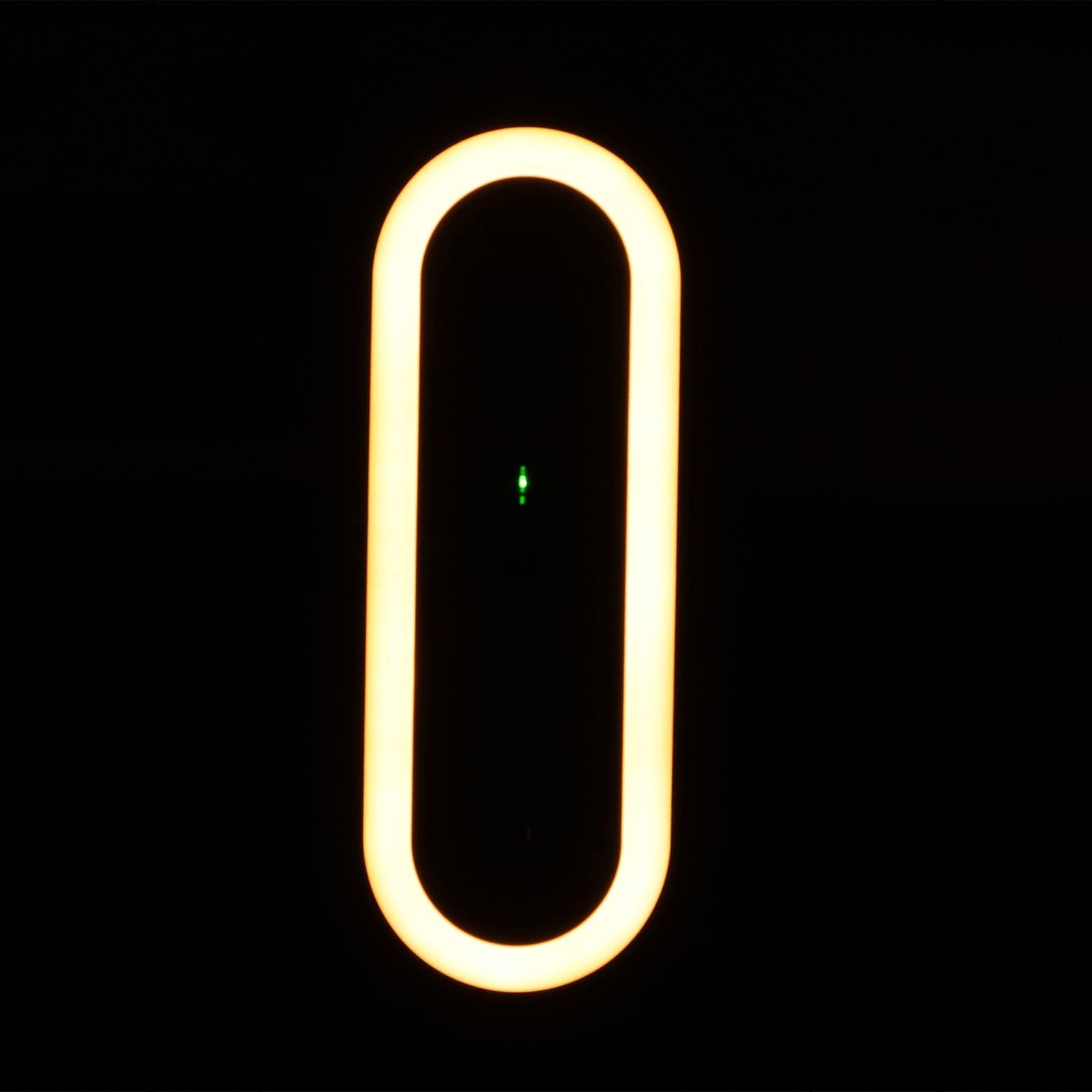 Zerodis Luftreiniger Nachtlicht Kleiner Plug-in Negativ-Ionen-Generator Mini-Lufterfrischer LED Intelligente Induktion Weiß 100‐240 V