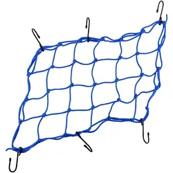 Schutznetz ROLEFF "Gepäcknetz RO 4102", blau, Schutznetze, B/L: 70m x 105m, Nylon, Kunststoff, mit 6 Haken, B:70m L:105m