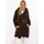 Zwillingsherz Kurzmantel "Alissa Shiny", Damen, Gr. S/M, braun, Sweatware, Obermaterial: 50% Baumwolle, 50% Polyester, bedruckt, bestickt, unifarben, bequem ca.