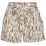 s.Oliver Webshorts Damen beige-schwarz-bedruckt Gr.42