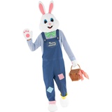 Morph Costume Osterhasen Kostüm Erwachsene, Osterhase Kostüm Erwachsene, Hasenkostüm Erwachsene, Faschingskostüm Hase Für Männer, Oster Kostüm Erwachsene Größe L