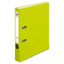 HERLITZ 50022472 Ordner maX.file protect A4 5cm neon grün